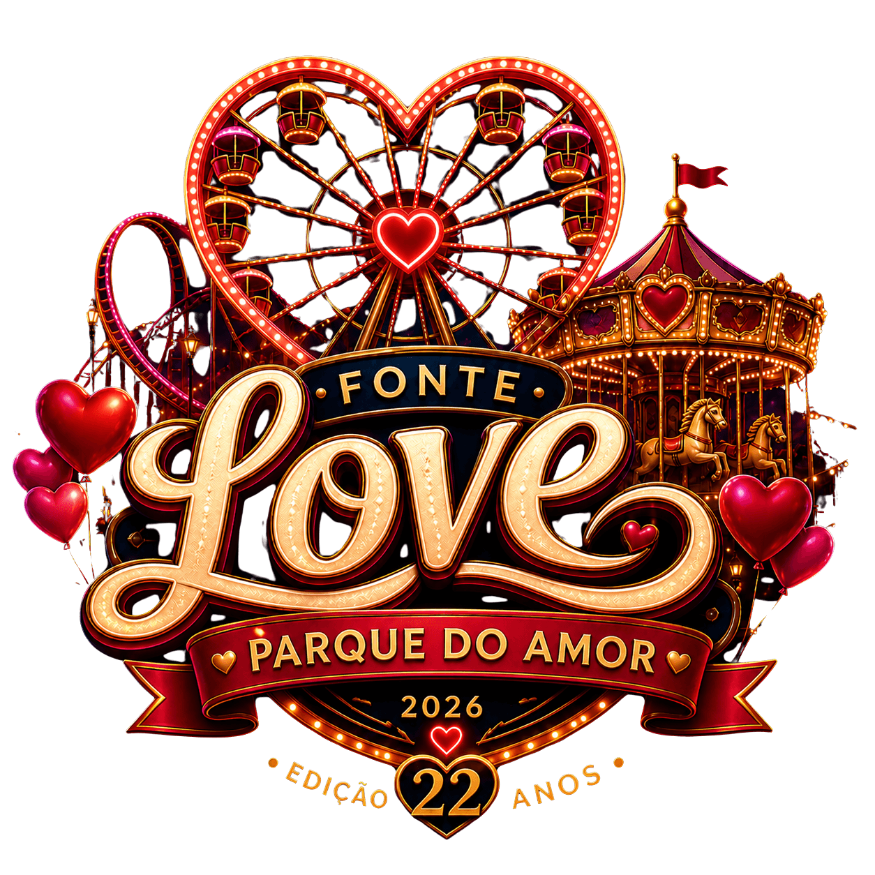 Fonte Love Parque do Amor 2026
